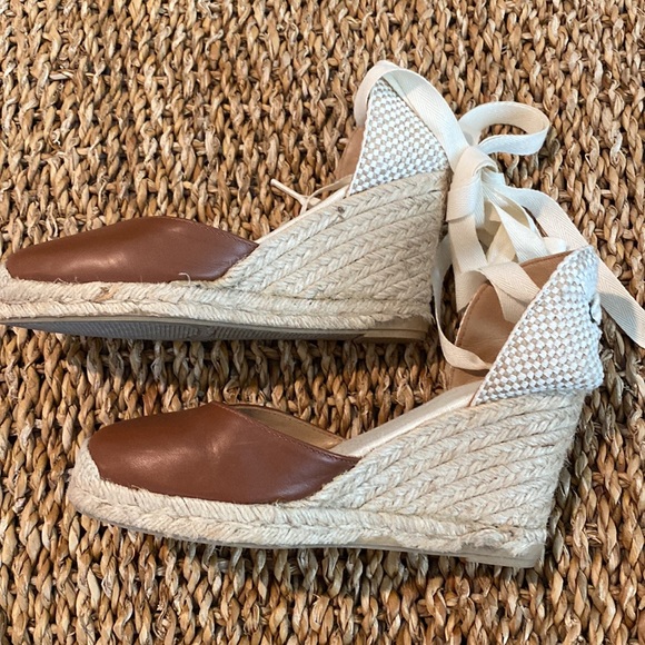 Soludos Classic Wedge Nude/Tan 6 - Picture 3 of 6